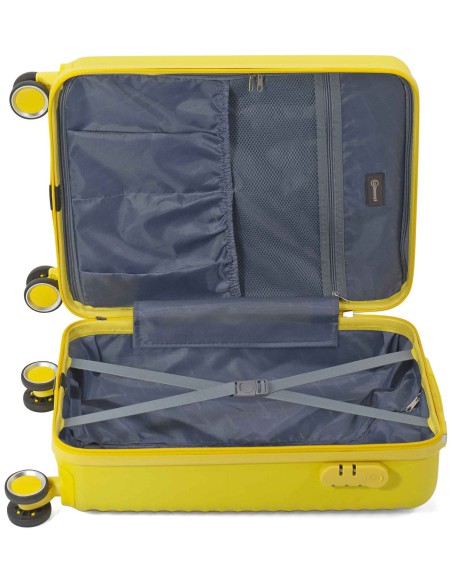 TROLLEY INDIVIDUAL ABS 4 RUEDAS DOBLE RUEDA BZ5687