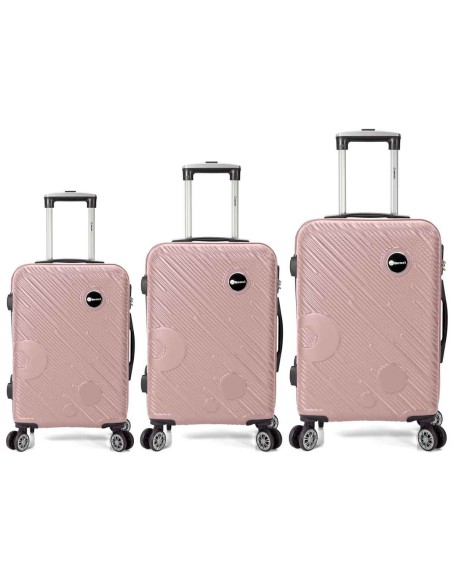 TROLLEY JUEGO DE 3 ABS 4 RUEDAS DOBLES BZ5753