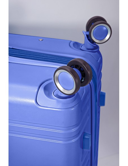 TROLLEY JUEGO DE 2 ABS 4 RUEDAS DOBLES + NECESER