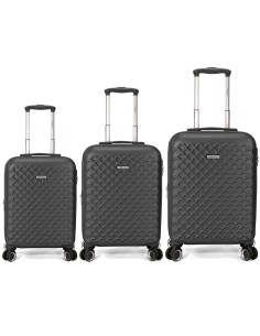 TROLLEY JUEGO DE 3 ABS 4 RUEDAS DOBLES 2