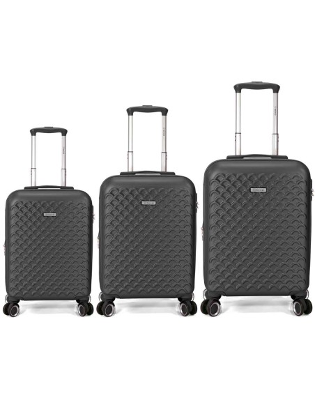 TROLLEY JUEGO DE 3 ABS 4 RUEDAS DOBLES