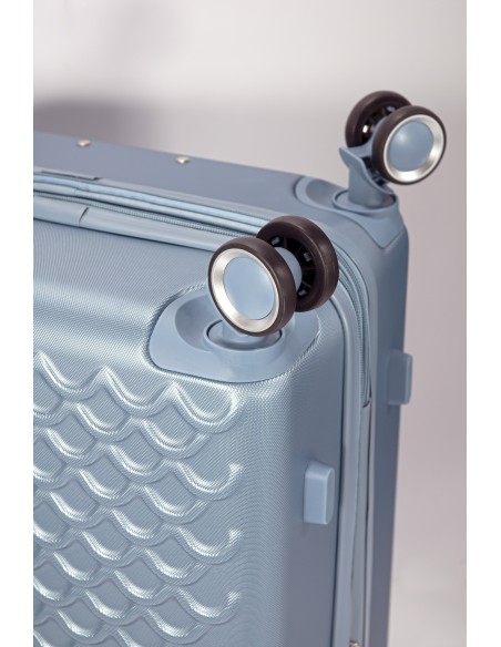 TROLLEY JUEGO DE 3 ABS 4 RUEDAS DOBLES