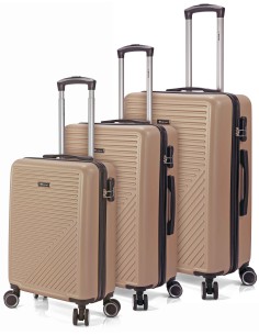 TROLLEY JUEGO DE 3 ABS 4 RUEDAS DOBLES 2