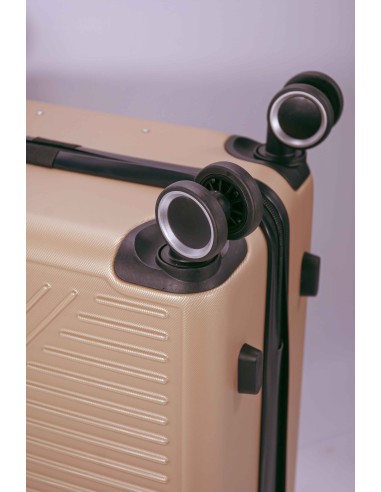 TROLLEY JUEGO DE 3 ABS 4 RUEDAS DOBLES