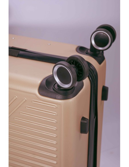 TROLLEY JUEGO DE 3 ABS 4 RUEDAS DOBLES