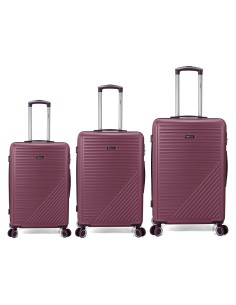 TROLLEY JUEGO DE 3 ABS 4 RUEDAS DOBLES