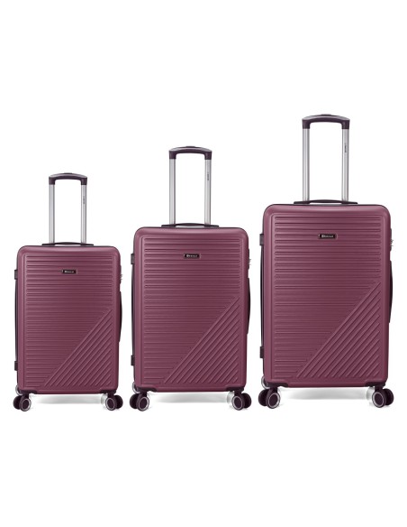 TROLLEY JUEGO DE 3 ABS 4 RUEDAS DOBLES