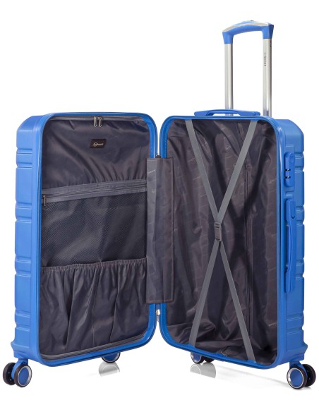 TROLLEY JUEGO DE 3 ABS 4 RUEDAS DOBLES BZ5807