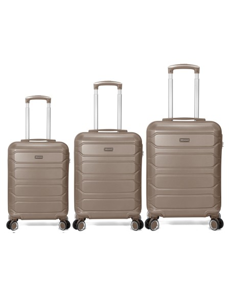 TROLLEY JUEGO DE 3 ABS 4 RUEDAS DOBLES BZ5807