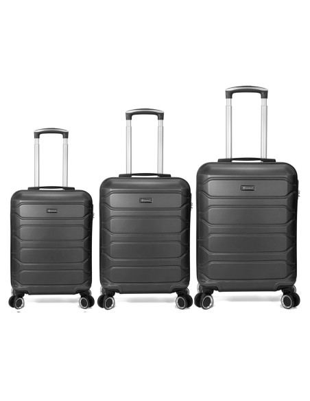 TROLLEY JUEGO DE 3 ABS 4 RUEDAS DOBLES BZ5807