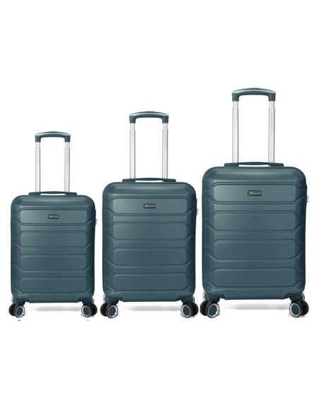 TROLLEY JUEGO DE 3 ABS 4 RUEDAS DOBLES BZ5807