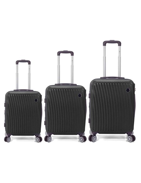 TROLLEY JUEGO DE 3 ABS 4 RUEDAS DOBLES EXT BZ5818