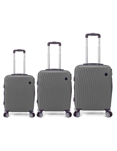 TROLLEY JUEGO DE 3 ABS 4 RUEDAS DOBLES EXT BZ5818