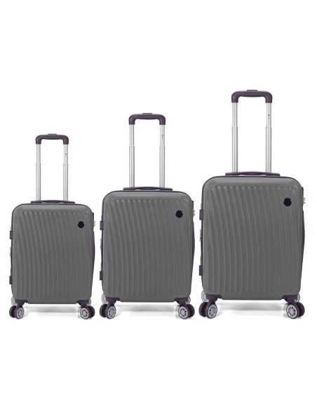 TROLLEY JUEGO DE 3 ABS 4 RUEDAS DOBLES EXT BZ5818