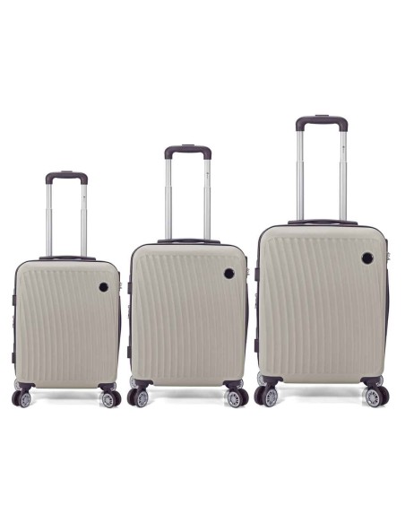 TROLLEY JUEGO DE 3 ABS 4 RUEDAS DOBLES EXT BZ5818