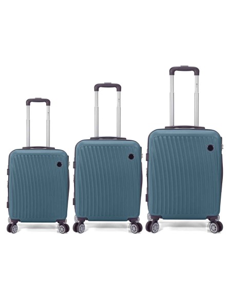 TROLLEY JUEGO DE 3 ABS 4 RUEDAS DOBLES EXT BZ5818