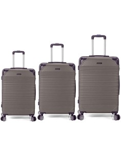 TROLLEY JUEGO DE 3 ABS 4 RUEDAS DOBLES