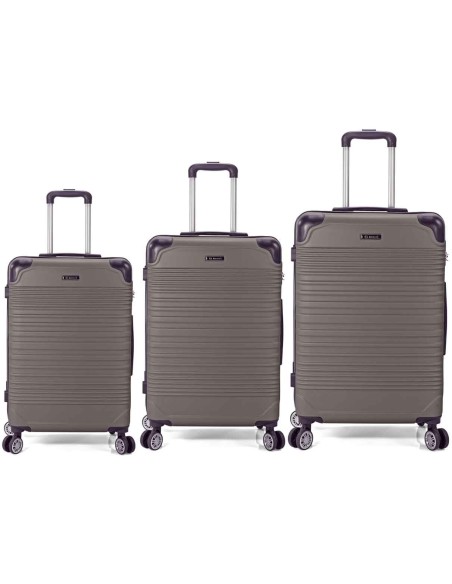 TROLLEY JUEGO DE 3 ABS 4 RUEDAS DOBLES