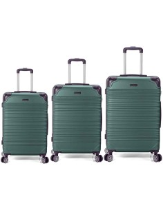 TROLLEY JUEGO DE 3 ABS 4 RUEDAS DOBLES 2