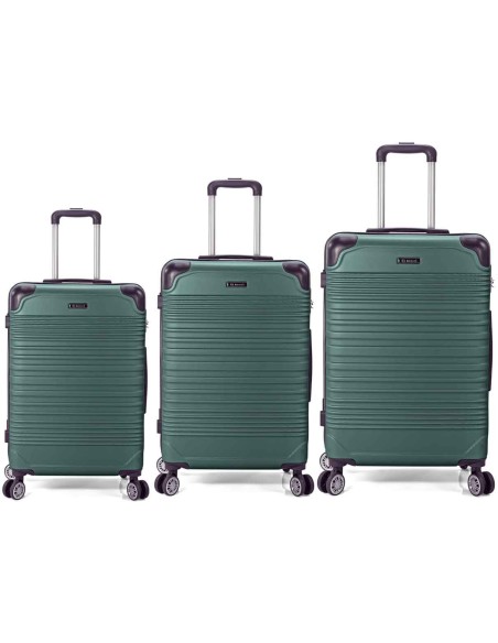 TROLLEY JUEGO DE 3 ABS 4 RUEDAS DOBLES