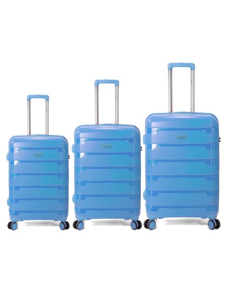 TROLLEY JUEGO DE 3 PP 4 RUEDAS DOBLES EXTENSIBLE