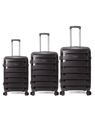 TROLLEY JUEGO DE 3 PP 4 RUEDAS DOBLES EXTENSIBLE