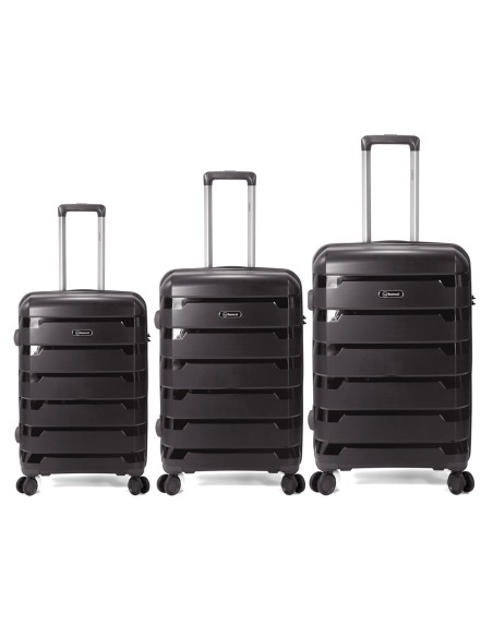 TROLLEY JUEGO DE 3 PP 4 RUEDAS DOBLES EXTENSIBLE