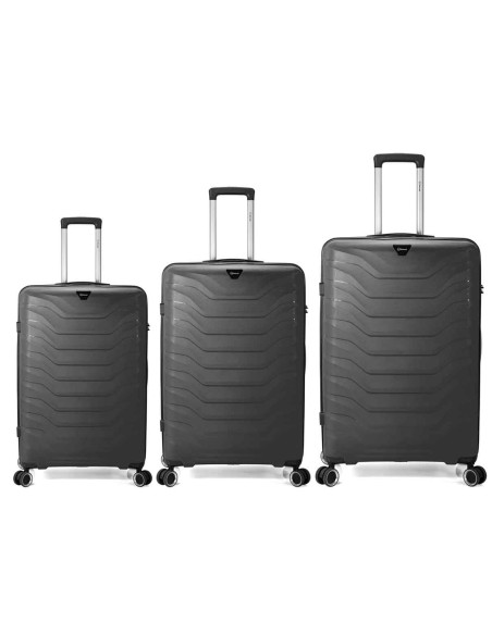 TROLLEY JUEGO DE 3 PP 4 RUEDAS DOBLES. EXTENSIBLE BZ5810