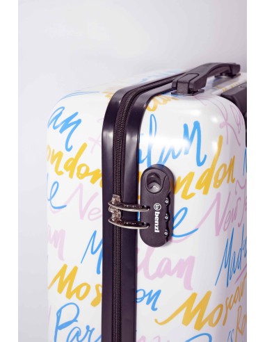 TROLLEY INDIVIDUAL ABS 4 RUEDAS DOBLE RUEDA EXTENSIBLE BZ5849