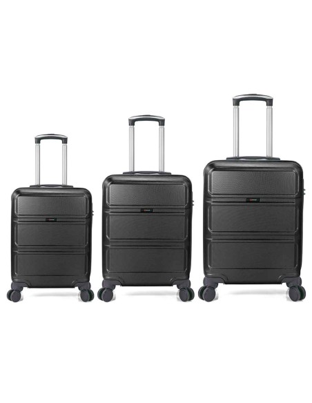 TROLLEY JUEGO DE 3 ABS 4 RUEDAS DOBLES BZ5739