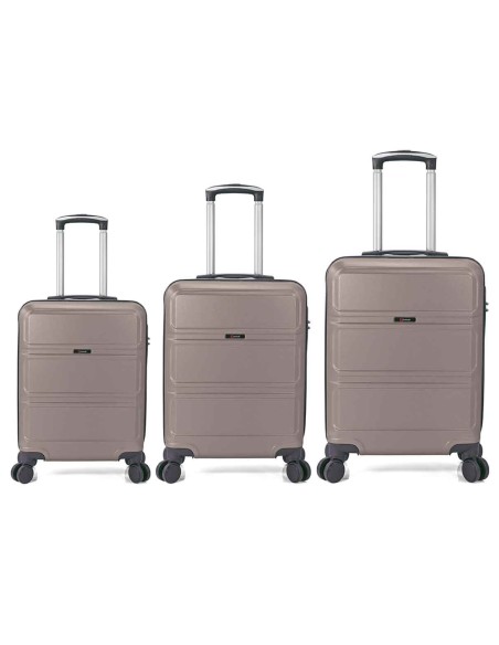 TROLLEY JUEGO DE 3 ABS 4 RUEDAS DOBLES BZ5739