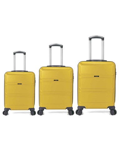 TROLLEY JUEGO DE 3 ABS 4 RUEDAS DOBLES BZ5739