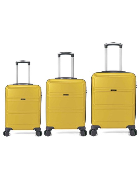 TROLLEY JUEGO DE 3 ABS 4 RUEDAS DOBLES BZ5739