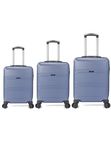 TROLLEY JUEGO DE 3 ABS 4 RUEDAS DOBLES BZ5739