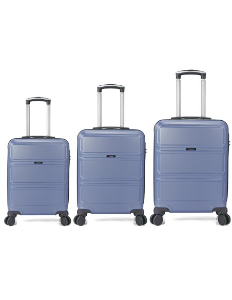 TROLLEY JUEGO DE 3 ABS 4 RUEDAS DOBLES BZ5739