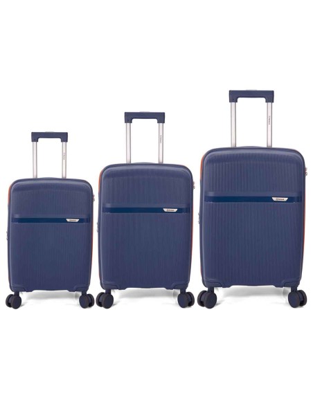 TROLLEY JUEGO DE 3 PP 4 RUEDAS DOBLES. EXTENSIBLE BZ5842