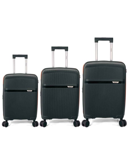 TROLLEY JUEGO DE 3 PP 4 RUEDAS DOBLES. EXTENSIBLE BZ5842