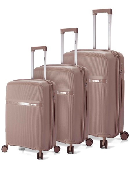 TROLLEY JUEGO DE 3 PP 4 RUEDAS DOBLES. EXTENSIBLE BZ5842