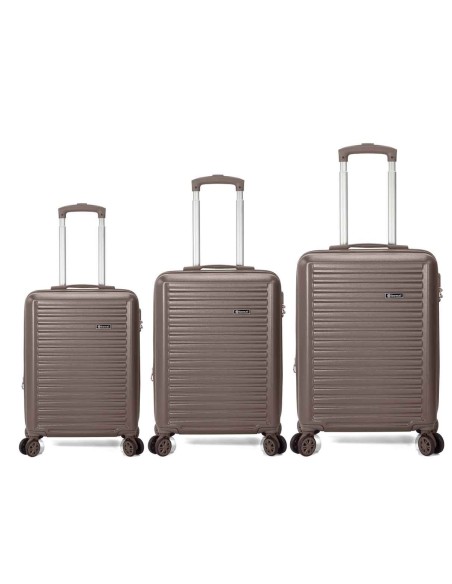 TROLLEY JUEGO DE 3 ABS 4 RUEDAS DOBLES. EXTENSIBLE BZ5845 TROLLEY JUEGO DE 3 ABS 4 RUEDAS DOBLES. EXTENSIBLE BZ5845