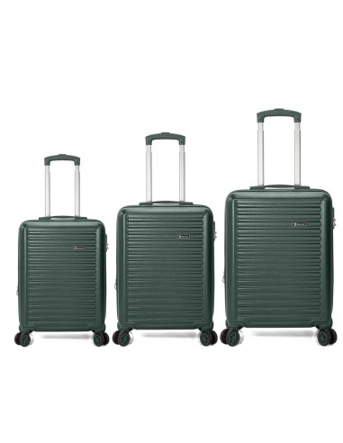 TROLLEY JUEGO DE 3 ABS 4 RUEDAS DOBLES. EXTENSIBLE BZ5845