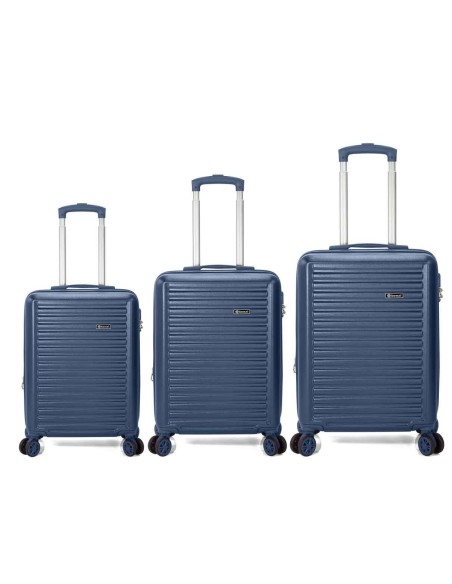 TROLLEY JUEGO DE 3 ABS 4 RUEDAS DOBLES. EXTENSIBLE BZ5845 TROLLEY JUEGO DE 3 ABS 4 RUEDAS DOBLES. EXTENSIBLE BZ5845