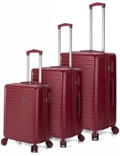 TROLLEY JUEGO DE 3 ABS 4 RUEDAS DOBLES. EXTENSIBLE BZ5845