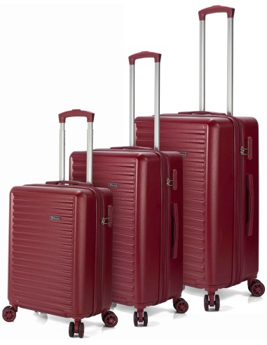 TROLLEY JUEGO DE 3 ABS 4 RUEDAS DOBLES. EXTENSIBLE BZ5845