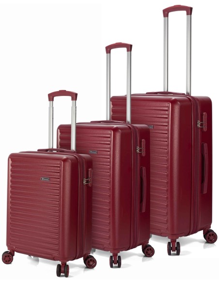 TROLLEY JUEGO DE 3 ABS 4 RUEDAS DOBLES. EXTENSIBLE BZ5845 TROLLEY JUEGO DE 3 ABS 4 RUEDAS DOBLES. EXTENSIBLE BZ5845