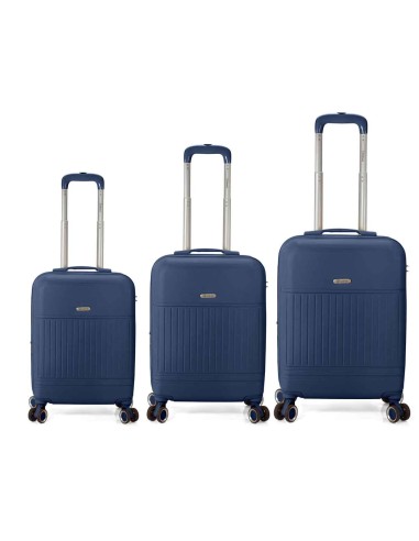 TROLLEY JUEGO DE 3 ABS 4 RUEDAS DOBLES. EXTENSIBLE BZ5876