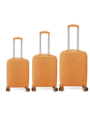 TROLLEY JUEGO DE 3 ABS 4 RUEDAS DOBLES. EXTENSIBLE BZ5876