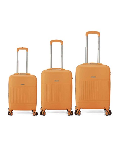 TROLLEY JUEGO DE 3 ABS 4 RUEDAS DOBLES. EXTENSIBLE BZ5876