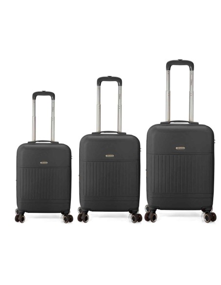 TROLLEY JUEGO DE 3 ABS 4 RUEDAS DOBLES. EXTENSIBLE BZ5876