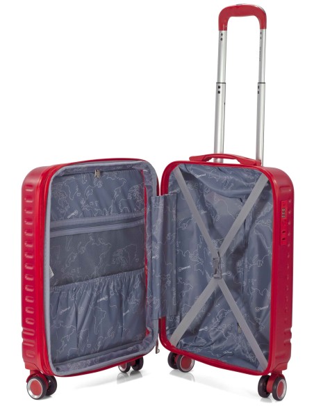 TROLLEY JUEGO DE 3 ABS 4 RUEDAS DOBLES. EXTENSIBLE BZ5877