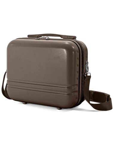 TROLLEY JUEGO DE 2 ABS 4 RUEDAS DOBLES.EXTENSIBLE + NECESER BZ5877-60/50